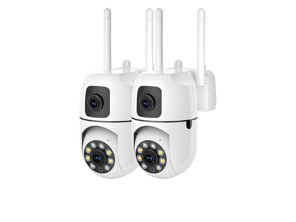 (solo 2 Cámaras) Cámara De Red Ip Ptz Wifi Hd De 8 Mp Con Visión Nocturna