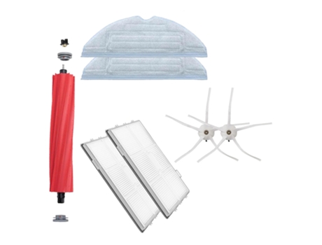 Kit de piezas de repuesto para Robot aspirador Xiaomi Roborock S7, cepillo principal con rodillo lateral, filtro HEPA, almohadillas de fregona, 7 Uds.