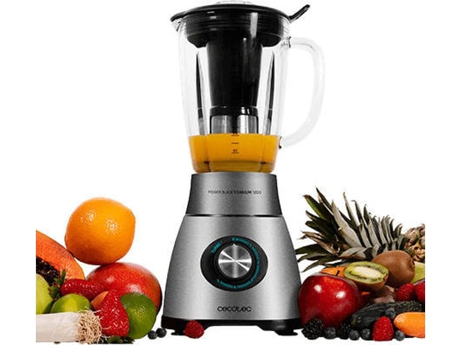 Batidora Vaso CECOTEC Power Black Titanium 1800 (1800 W - 1.8 L - Negro)