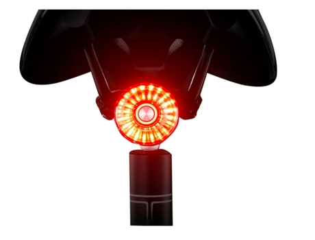 Luz trasera de bicicleta inteligente, luces de bicicleta con sensor de freno, 5 modos de iluminación, luces traseras de bicicleta recargables tipo ...
