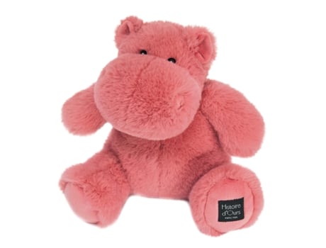 Peluche HISTOIRE D'OURS Hipopótamo Terracota Hip Chic (25 cm)