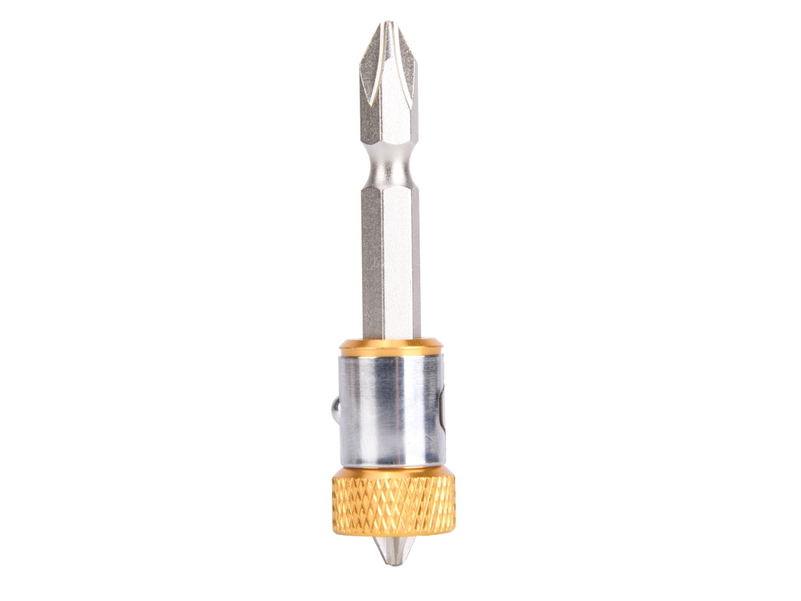 Punta De Destornillador Magnética De Doble Cabeza Con Mango Hexagonal 6.35mm 1/4in Amarillo Bits Para Destornillador Hexagonal