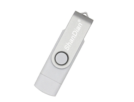 Pen USB SLOWMOOSE Almacenamiento Externo de Alta Velocidad Otg (Negro - 64GB)