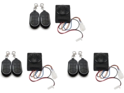 Sistema De Alarma Para Bicicleta Eléctrica 3x Con Control Remoto Doble, 36v 48v 60v 72v Para Bicicletas Eléctricas/scooters