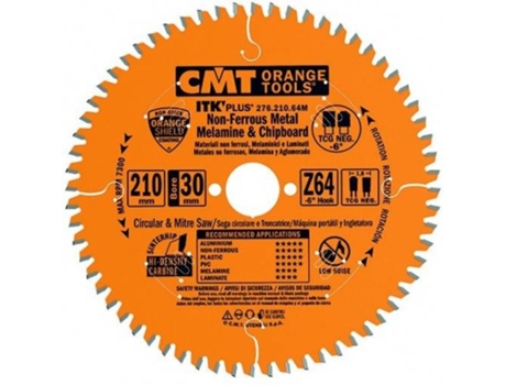 Sierra Circular CMT ORANGE TOOLS Ø160Mm Z48 - 276.160.48H