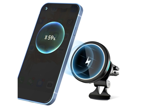 Cargador Sem Forte Carregamento Rápido para Apple, Google, Lg, Samsung BISBISOUS Negro