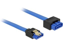 Cable SATA DELOCK (SATA - 2 m - Negro)