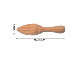 Exprimidor De Cítricos De Madera Europeo Hecho A Mano, Una Herramienta Ecológica Para Frutas Y Verduras.