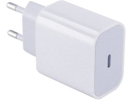 Cargador Fast Charge G4M para iPhone 7 Plus, 8 Plus (20W - Type C - Blanco)