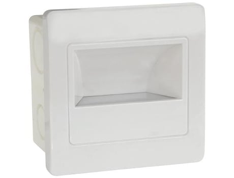 Punto LED LED de pared blanca con detector de microondas de 2 W (Ec. 16W) 4200K Dim. 86x86 mm HOROZ ELECTRIC