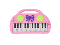 Piano De Juguete Para Niños, 14 Teclas, Educativo, Multifuncional, Musical, Rosa.