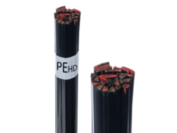 Barra de relleno de HDPE de 50 g – Alta calidad | Negra | Temperatura 260-310 °C | Para plásticos HDPE
