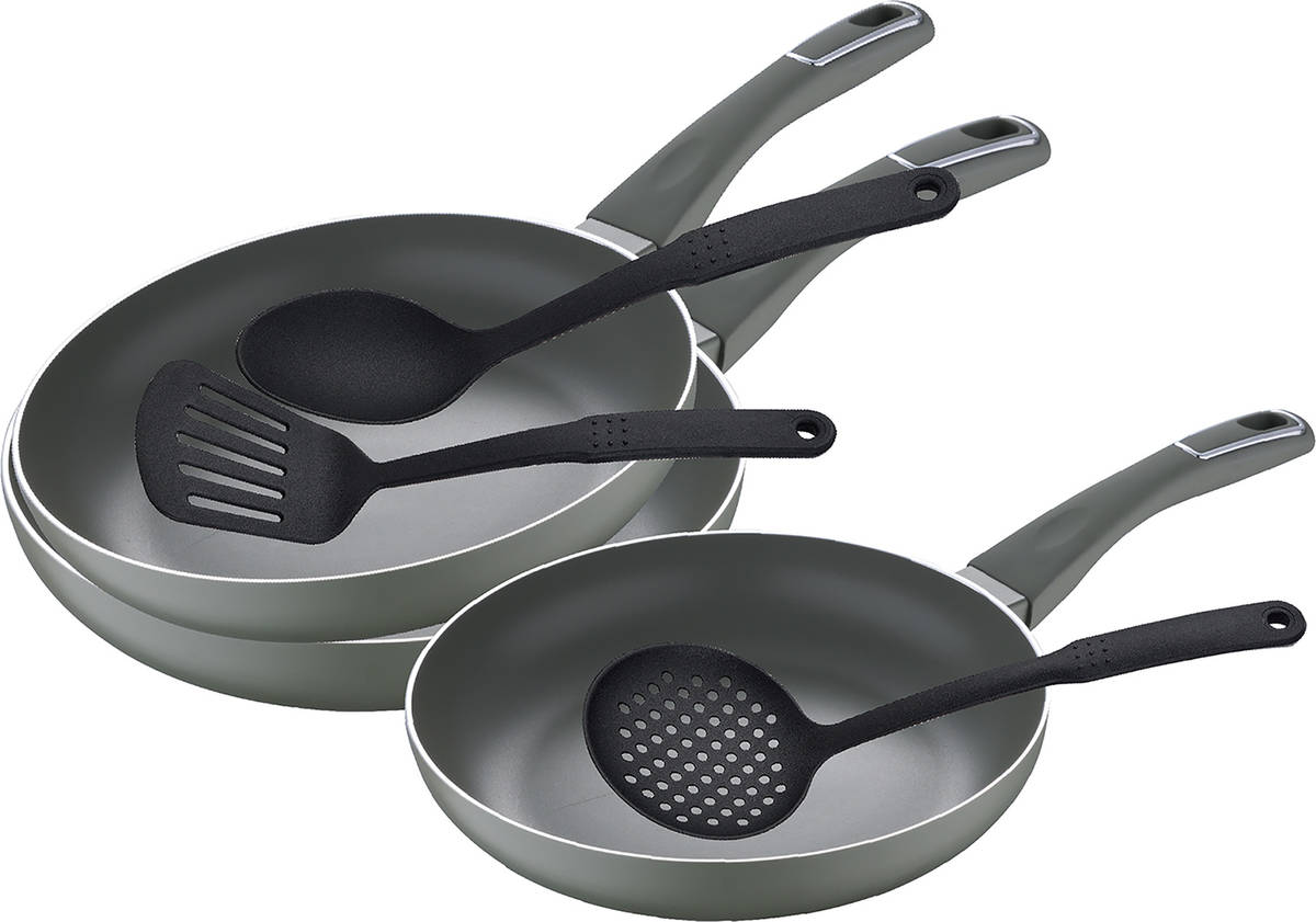 Set 3 Sartenes SAN IGANCIO SG-6861 (Aluminio - 20x24x28 cm)