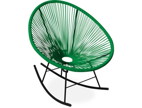 Silla de Exterior Mecedora de Jardín New Acapulco Edition 90x74x76cm ACAPULCO STYLE