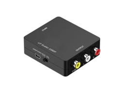 Conversor Mali de Interface de Áudio e Vídeo RCA para PS5, TV, HDTV | S/MARCA