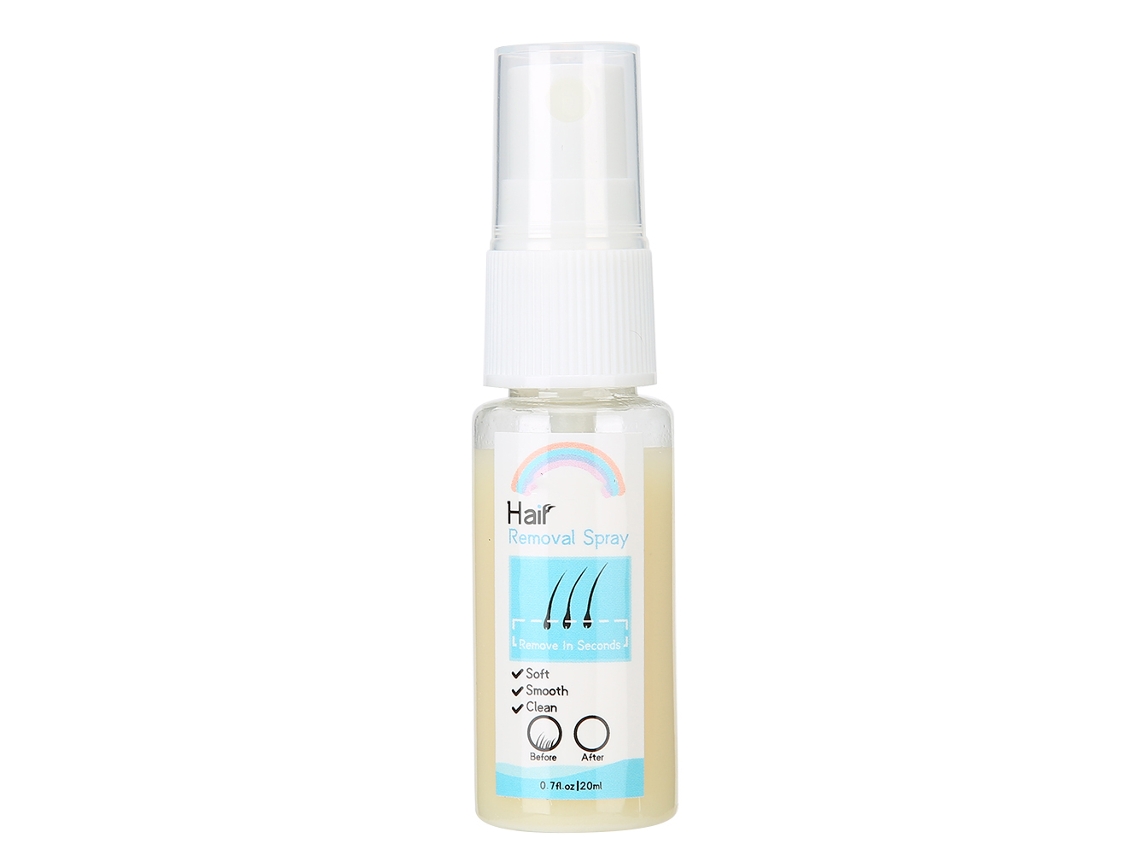 Spray Depilatório Hidratante 2026 para Corpo, Pernas e Axilas, Solução Depilatória 20ml