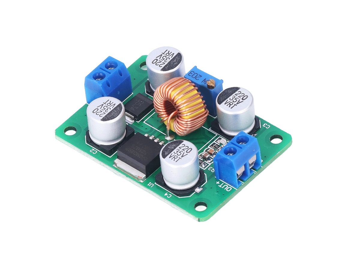 Módulo Convertidor Elevador Cc A Cc Ajustable Lm2587 Para Paneles Solares Y Baterías, De 4-30 V A 5-30 V.