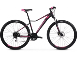 Bicicleta KROSS Lea 6.0 Black-Pink Mat Lady Z29X19