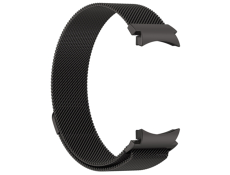 EKO Pulsera milanesa de acero inoxidable para Samsung Galaxy Watch 4 / 5 / 6 Negro