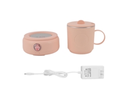 Calentador Y Enfriador Portátil De Bebidas Con Base Para Uso En Campamentos Y Dormitorios.