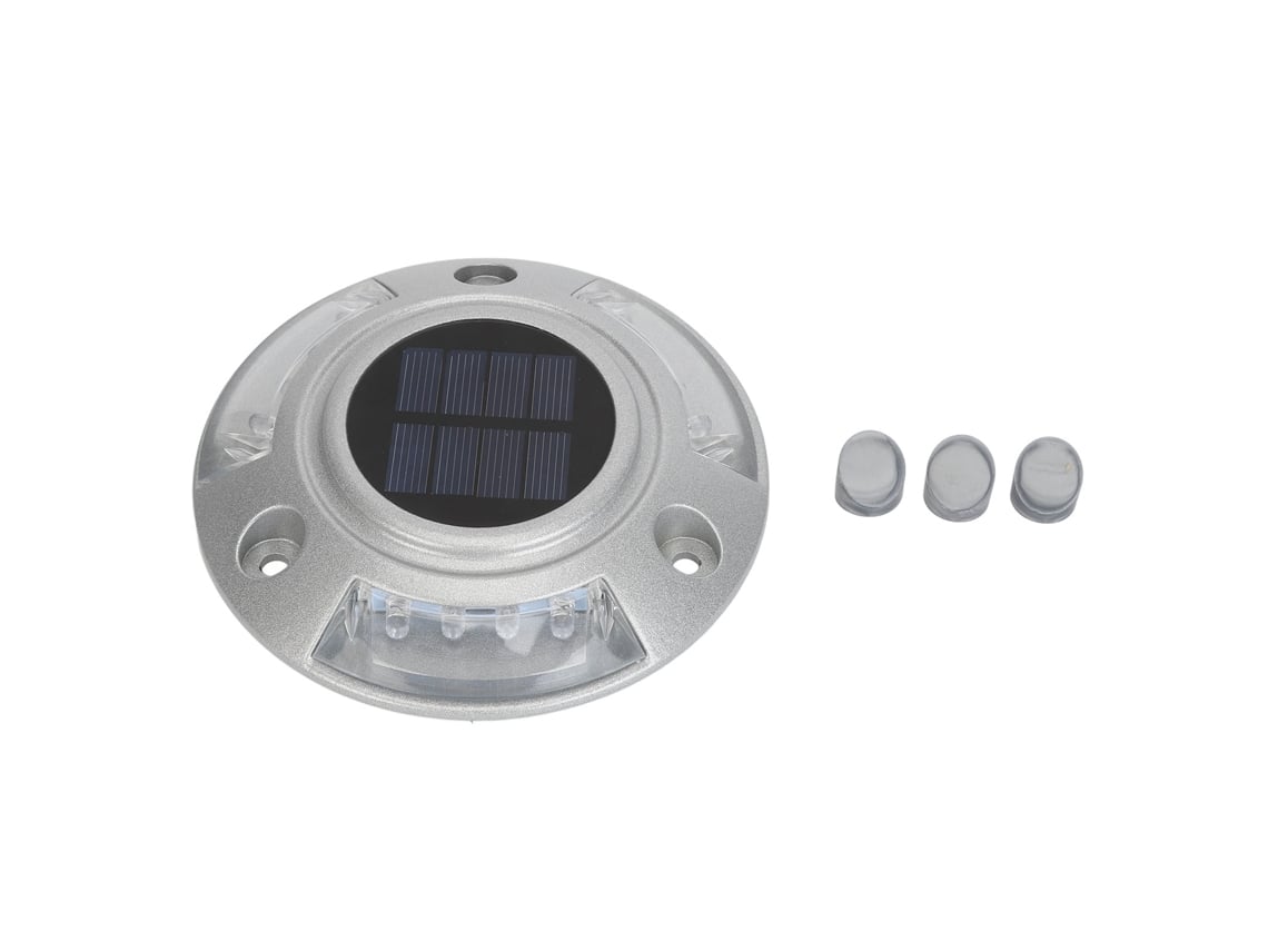 2026-luz De Estudio Solar Ip68 Impermeable De Aleación De Aluminio Con Luz Led Automática 6v 1.8w Roja Para Exterior, Carretera Y Muelle
