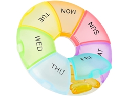 Organizador De Pastillas Portátil Semanal De 7 Días Para Vitaminas Y Suplementos De Omega 3.