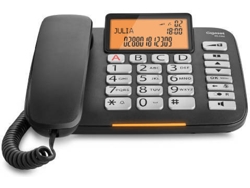 Teléfono Fijo GIGASET DL580 (Llaves grandes - Negro)