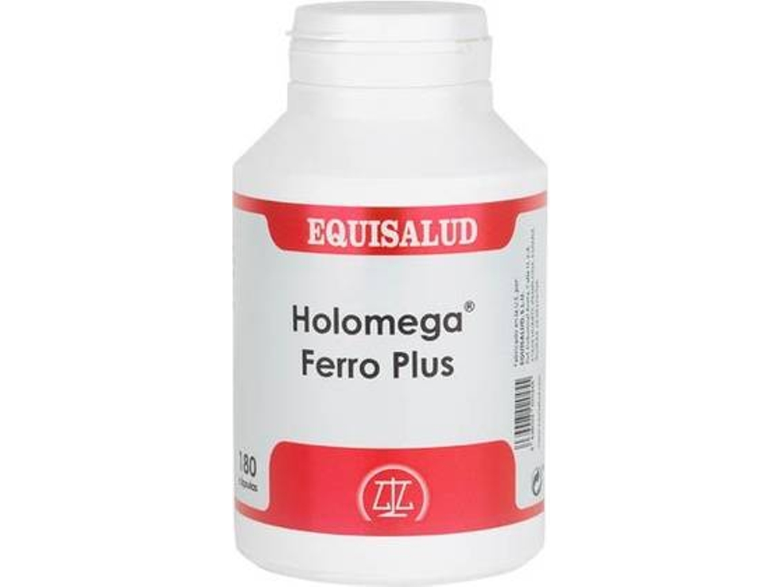 Complemento Alimentar EQUISALUD Ferro Plus Holomega (180 cápsulas)