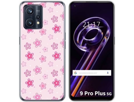 Carcasa para Realme 9 Pro Plus 5G TUMUNDOSMARTPHONE Dibujos Flores Multicolor