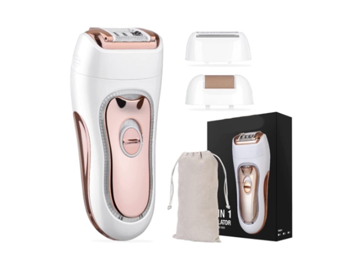 YEMAESRE Depiladora inalámbrica para depilación duradera y afeitado Depiladora para mujeres con luz Led rosa
