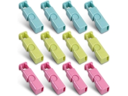 Pinzas Para Bolsas Squeeze Haversack 12pcs Cierre Airtight Para Pan Arroz Frutos Secos Congelados
