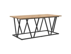 Mesa de centro HARLANV1 de roble artesanal, 100x50x40 cm