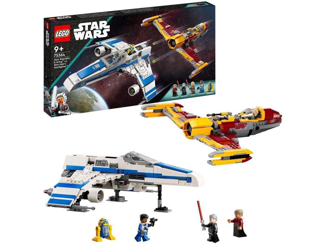 LEGO Star Wars: Ahsoka New Republic E-Wing™ vs Starfighter™ de Shin Hati – Set de construção (1056 peças)
