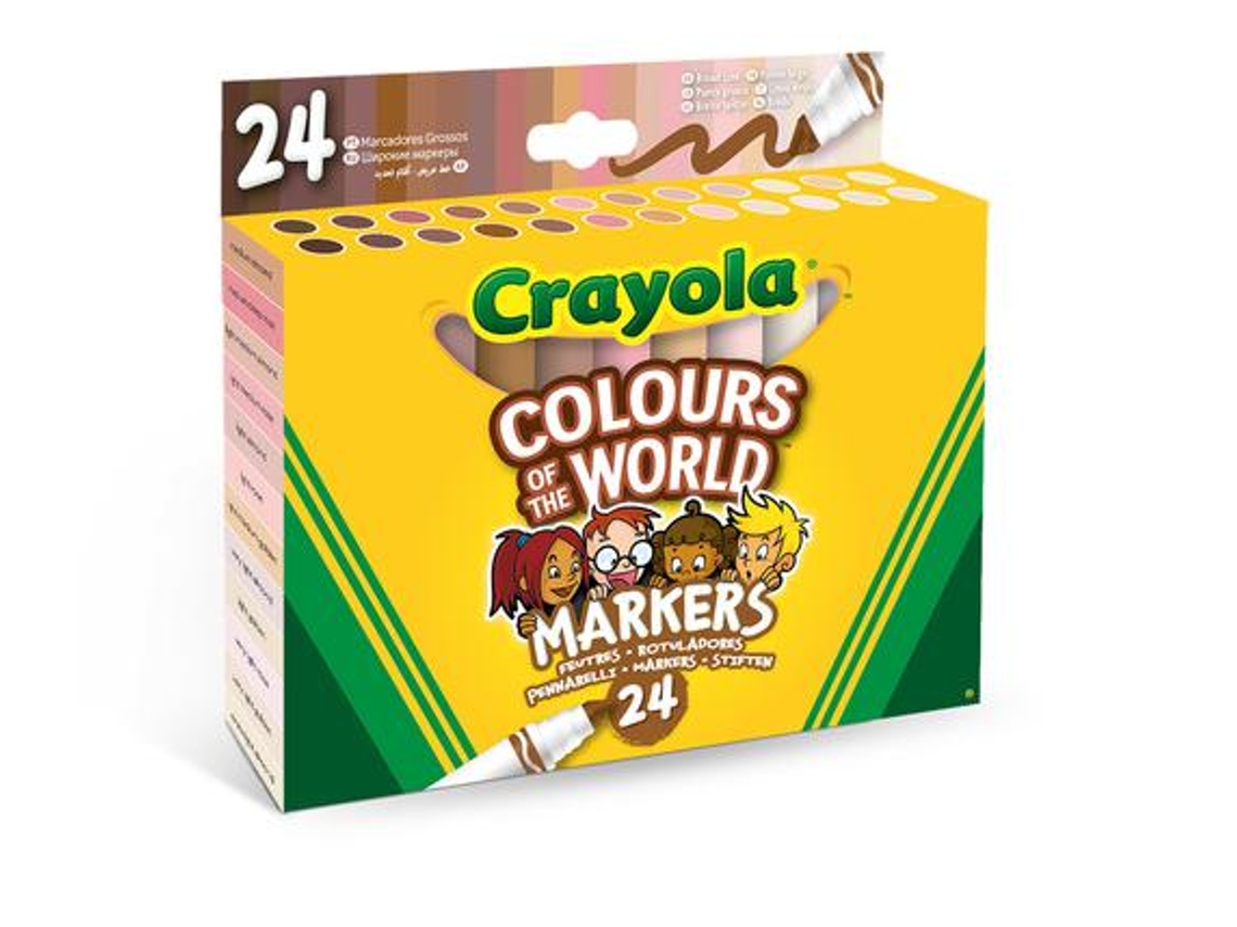 Marcadores CRAYOLA Colours Of The World