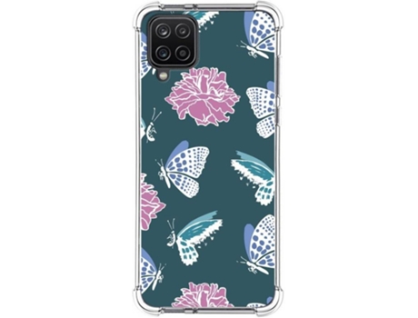 Carcasa Samsung Galaxy A12 TUMUNDOSMARTPHONE Dibujos Antigolpes Flores 10 Multicolor