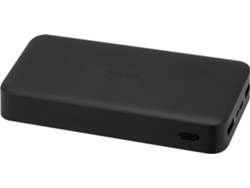 Powerbank XIAOMI Redmi (20000 mAh - 2 USB - 1 MicroUSB - 1 USB-C - Negro)