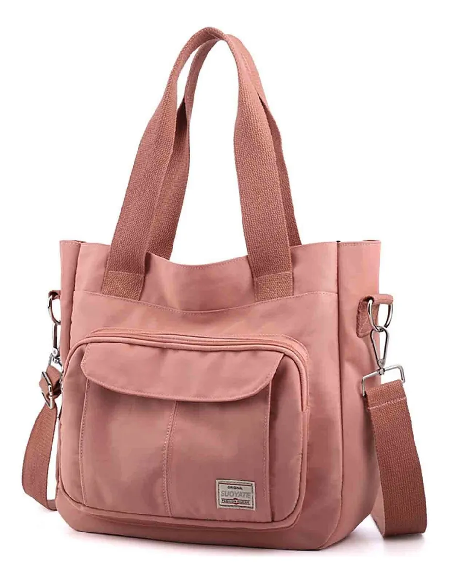 Bolso de lona para mujer, bolso de hombro informal de gran capacidad, vayotoy