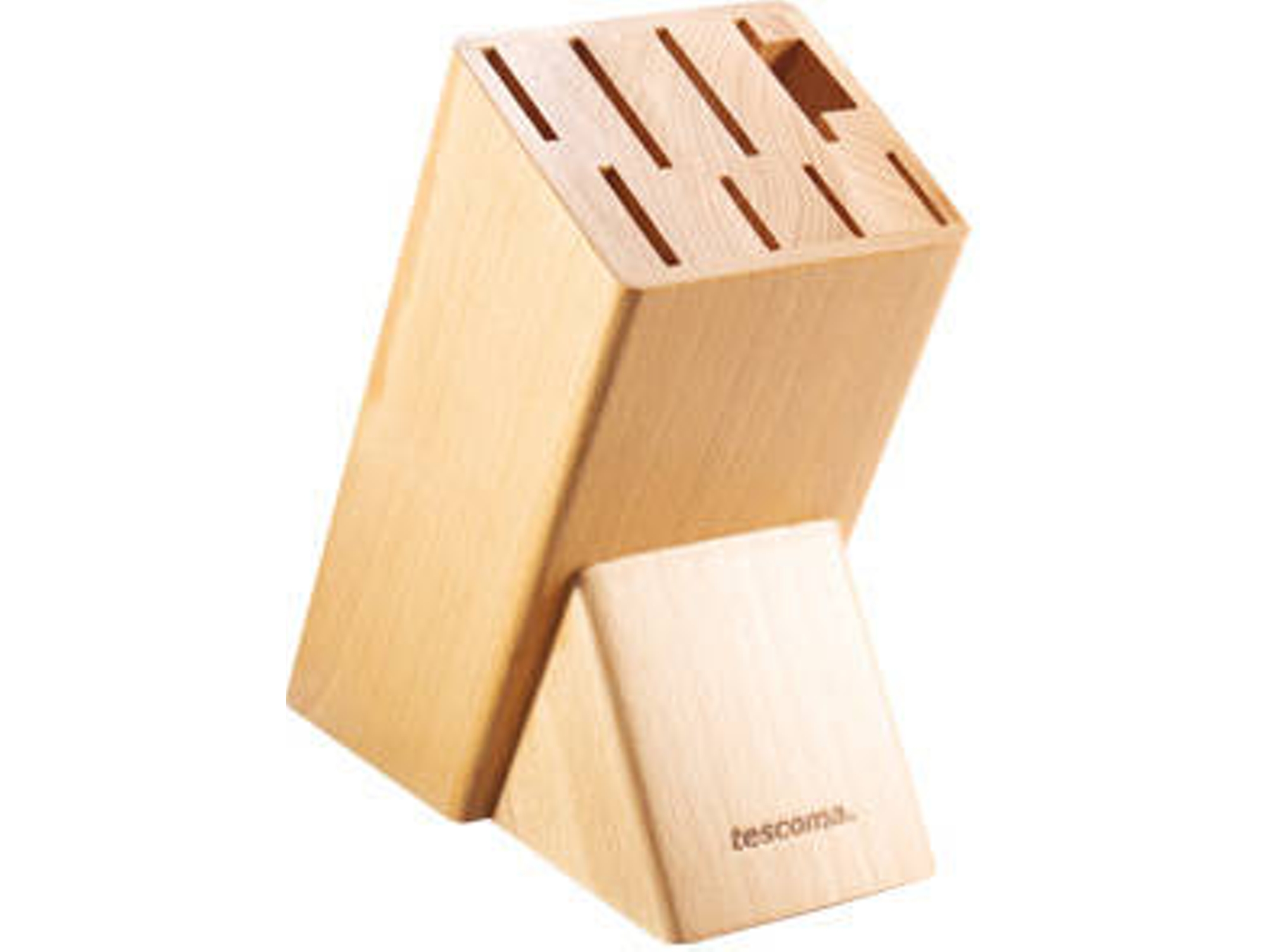 Bloque de Cuchillo de Cocina p/ 8 Cuchillo de Cocina y tijera trinchante/Afilador TESCOMA Noblesse