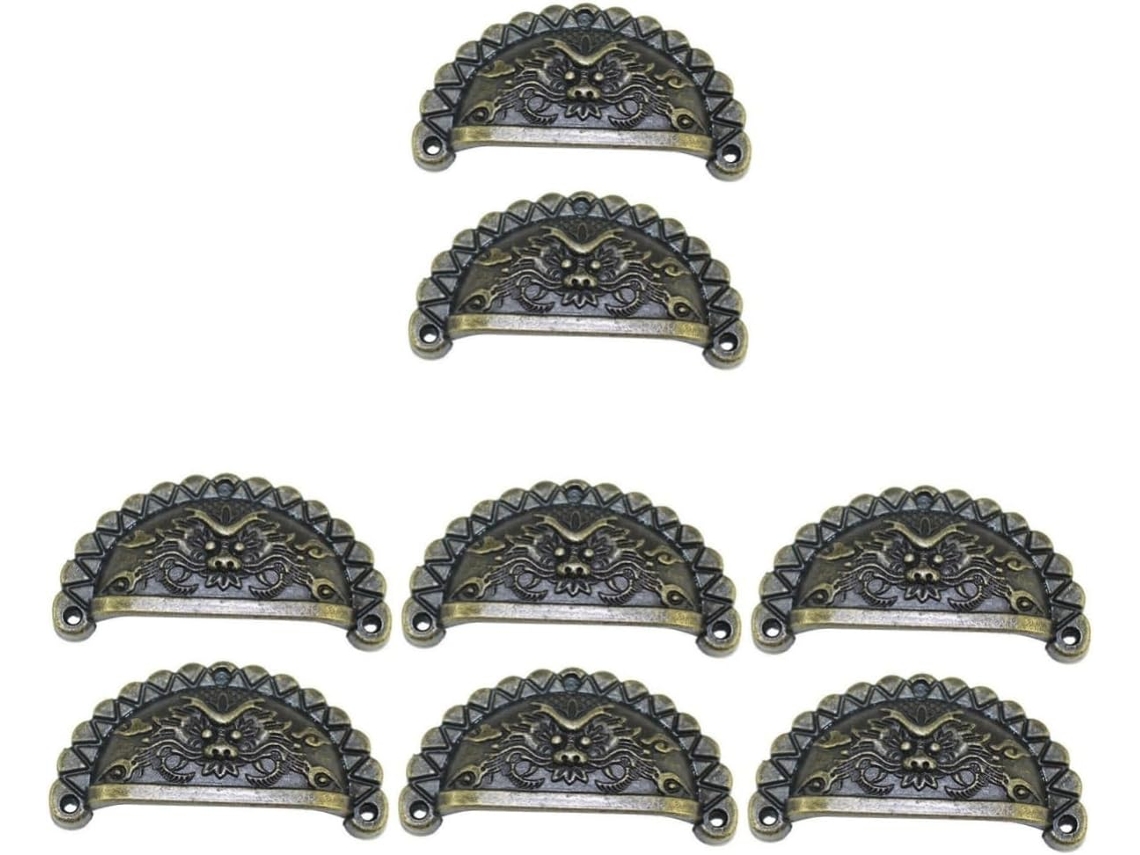 Tiradores De Puerta Armario Antiguos 8 Piezas Para Armarios Y Diseño Retro, Fáciles Instalar