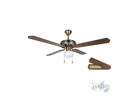 Ventilador de Techo ORBEGOZO 4 Palas Reversibles 60 W Oro Viejo