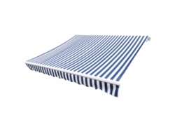 Lona para toldo azul y blanco 4x3m MAISON EXCLUSIVE (sin marco)
