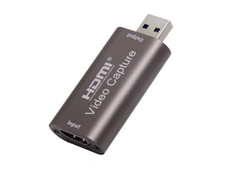 Mini HD 1080P 60fps HDMI a USB Tarjeta de captura de video Caja de grabación de juegos para computadora Transmisión en vivo Marrón