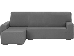 Funda Chaise Longue TODOPARAMICASA Túnez Gris (Brazo Izquierdo Corto -  240 cm)