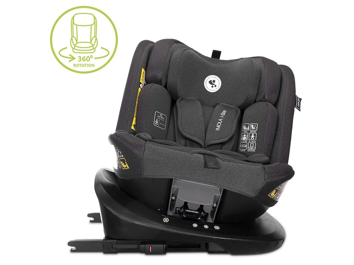 Silla de coche Imola I Size con rotación de 360° e Isofix de Lorelli, color negro (40-150 cm)