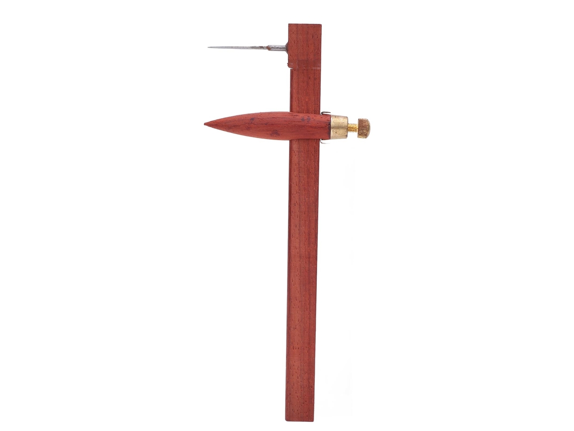 Regla Para Cortar Cerámica Y Arcilla, Compás De Acero Inoxidable Y Madera Para Cortes Circulares.