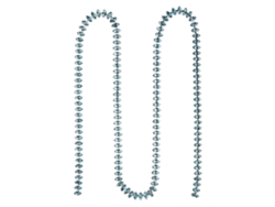 Cadena Elegante De Diamantes De Imitación De 1 Yarda Para Joyería Diy Y Ropa, Color Azul.