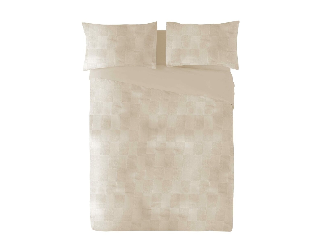 Funda Nórdica Naturals ELBA Beige Cama de 90 (150x220 cm)