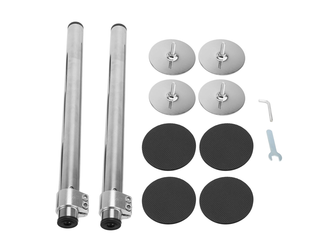 2 Soportes Ajustables De Acero Inoxidable Para Lavavajillas Empotrable (45-78 Cm) - Kit De Reparación Para Cocina Y Baño