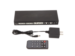 Conmutador HDMI de matriz (8K 60 Hz HDR, control remoto IR)