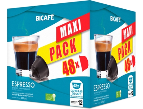 Cápsulas de Café BICAFÉ Maxi Pack 48 Espresso (48 cápsulas)